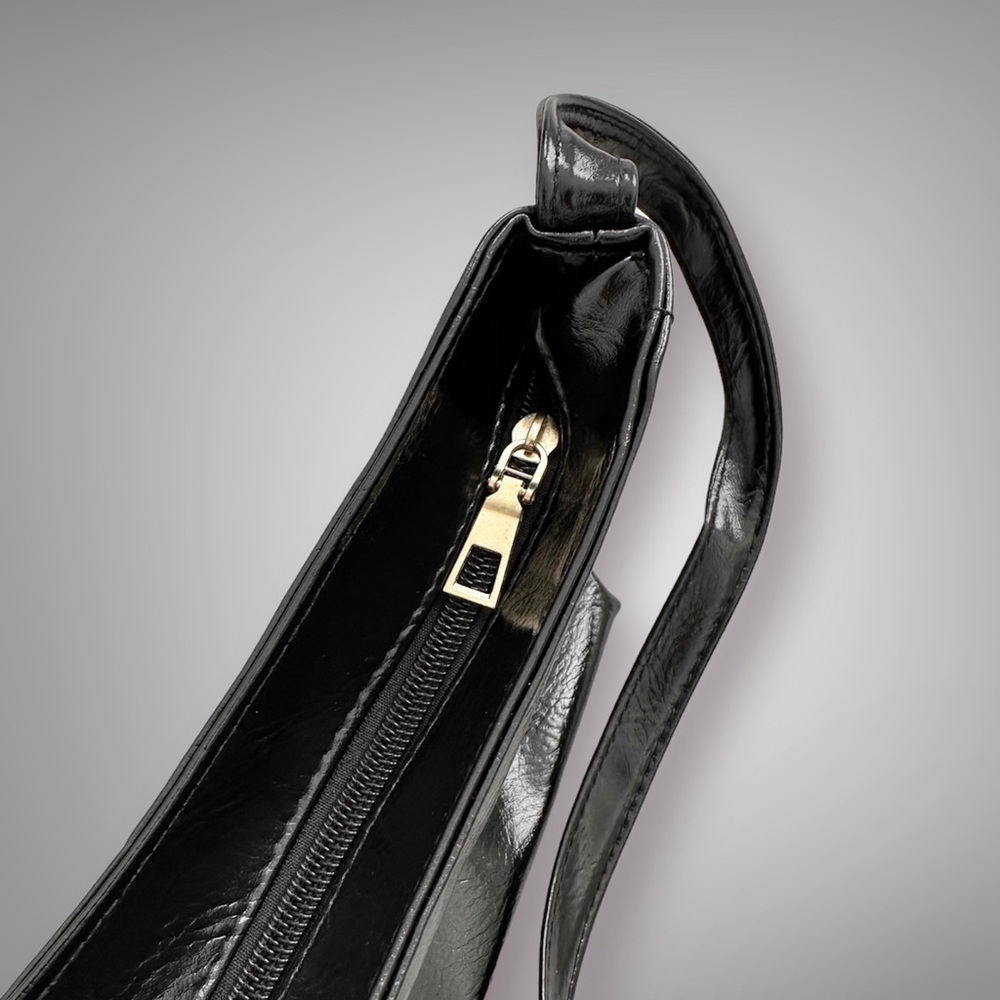Brand New Black Classic Baguette Shoulder Bag - Picture 5 of 5